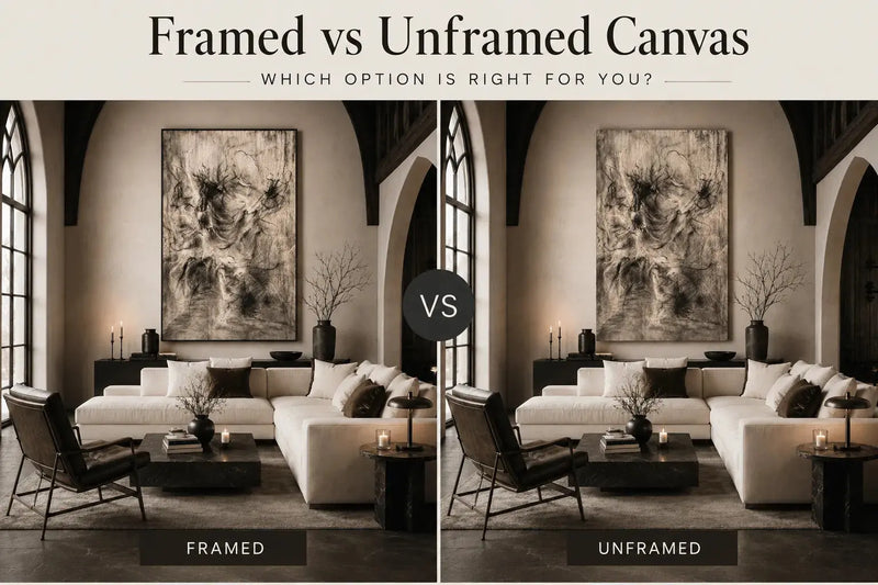 Framed vs Unframed Canvas: Which Option Is Right for You?