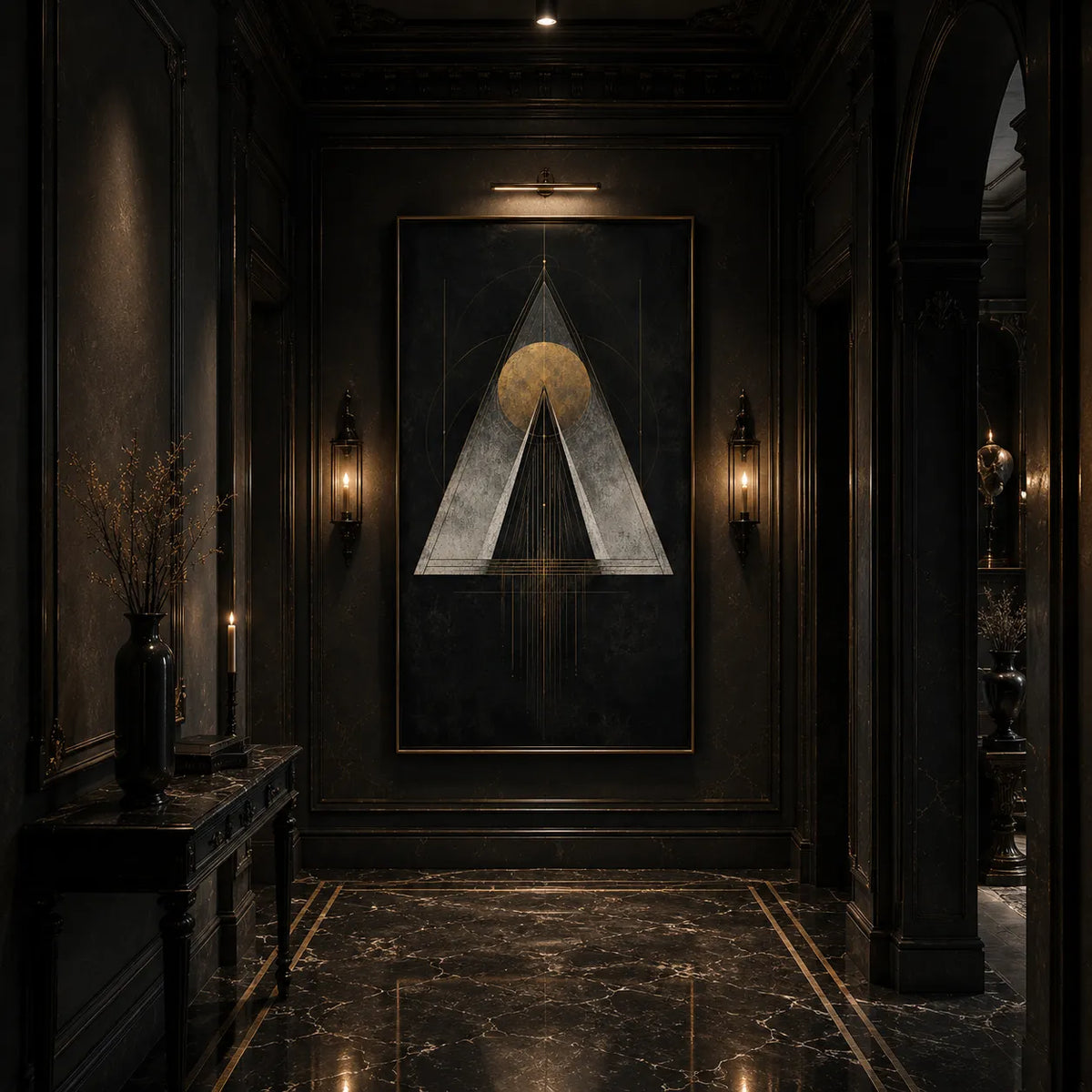 Axis of Light Texture Painting