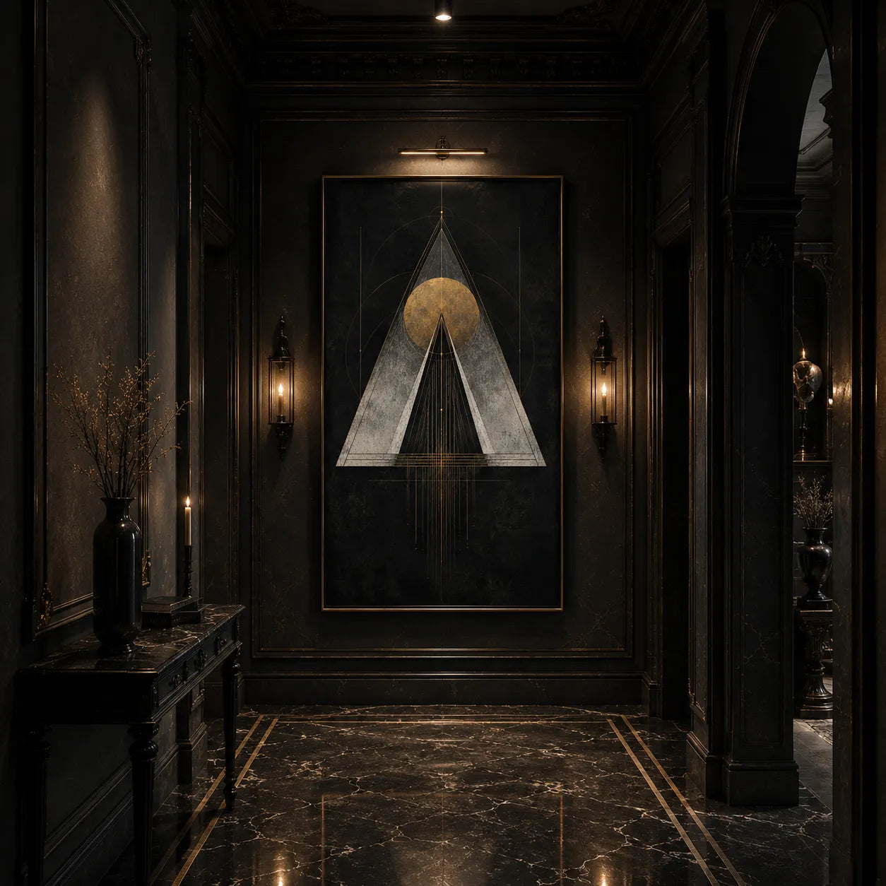Axis of Light Texture Painting