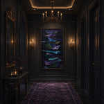 Axis of Silence Texture Oil Painting