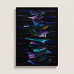 Axis of Silence Textured Oil Painting Nightrelic