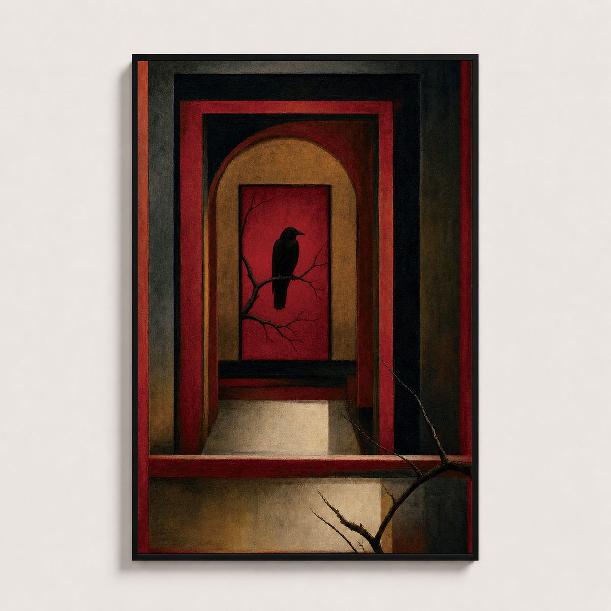 Between Rooms Minimalist Painting