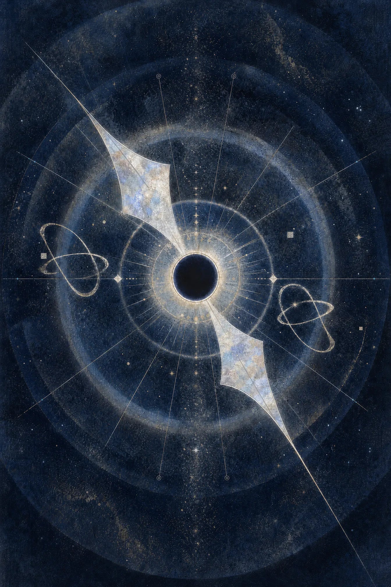Celestial Alignment Abstract Painting