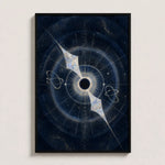 Celestial Alignment Abstract Painting Nightrelic
