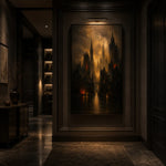 City of Echoes Texture Oil Painting 6