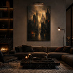 City of Echoes Texture Oil Painting