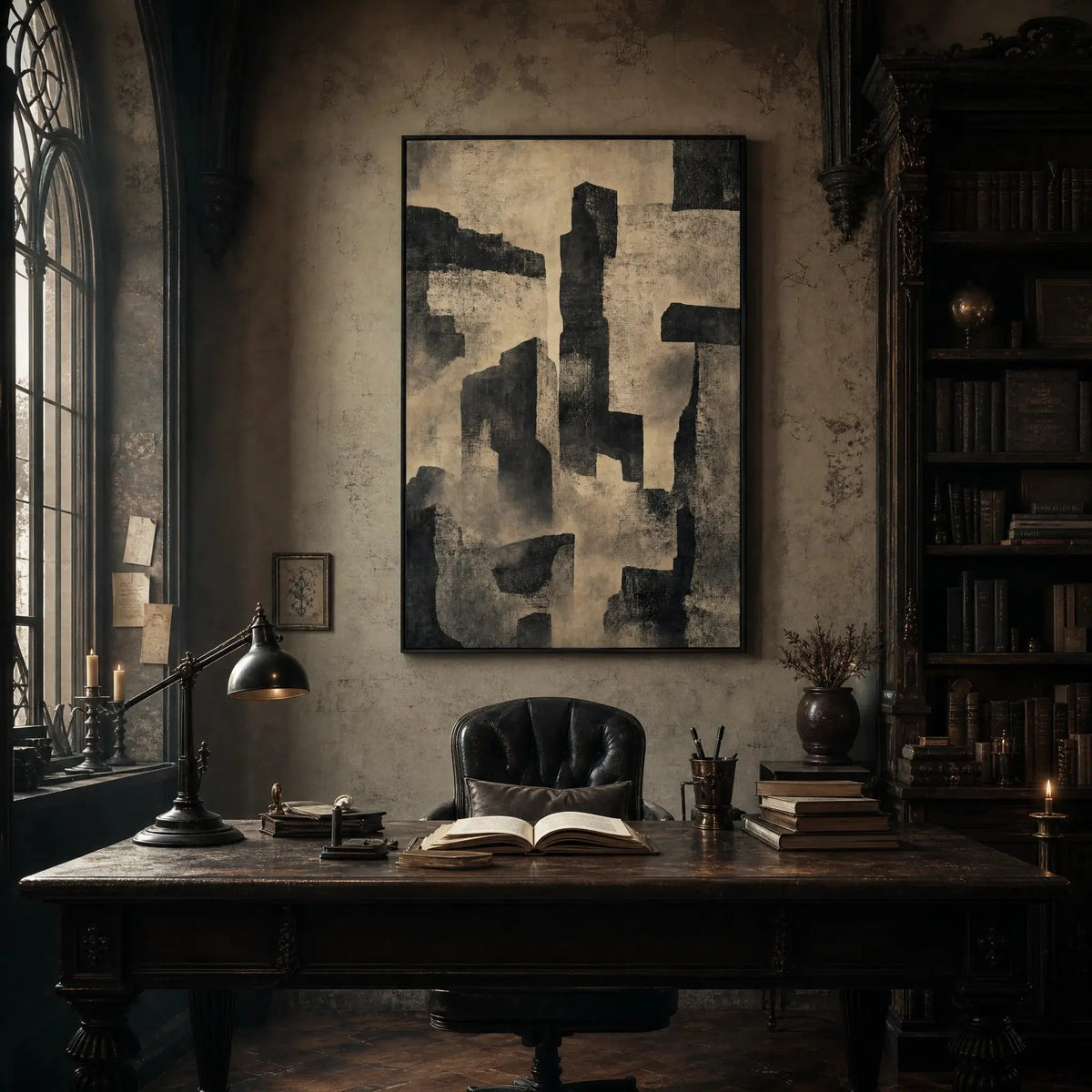 Echoes of Stone  Abstract Painting