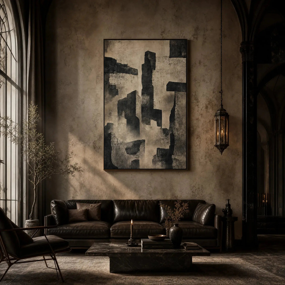 Echoes of Stone  Abstract Painting