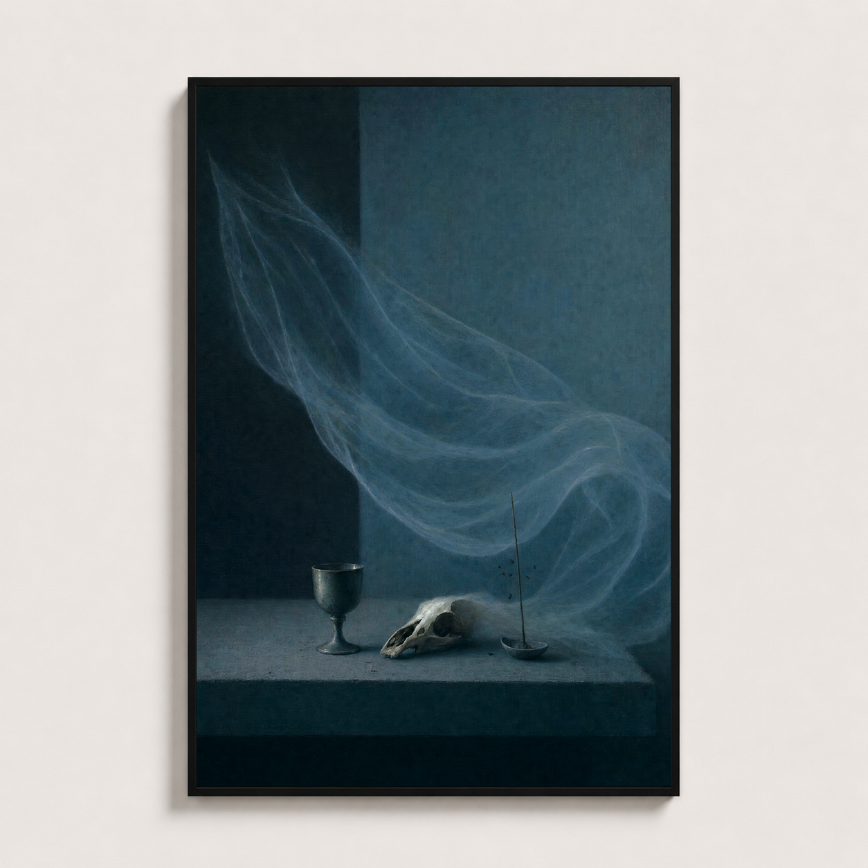 Fading Veil Oil Painting