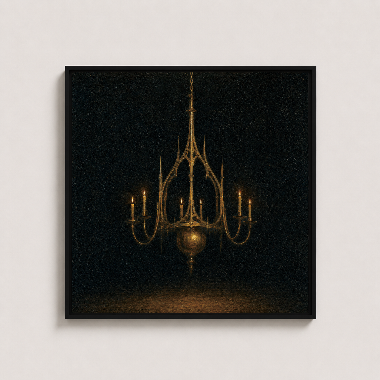 Holding Night Oil Painting