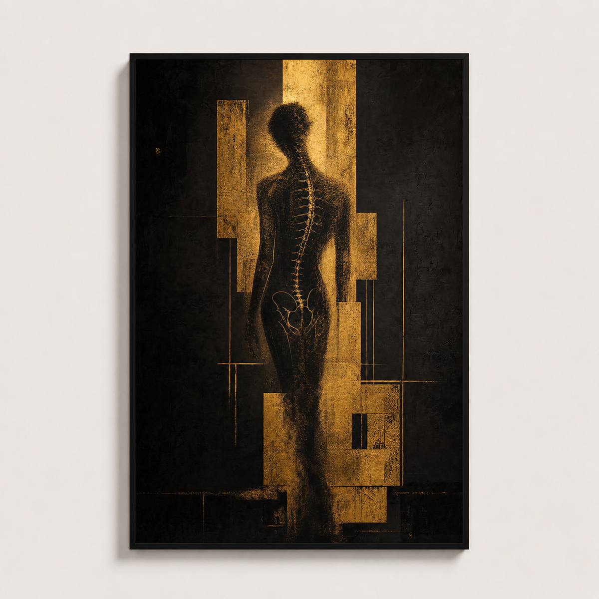 Inner Cathedral Abstract Oil Painting