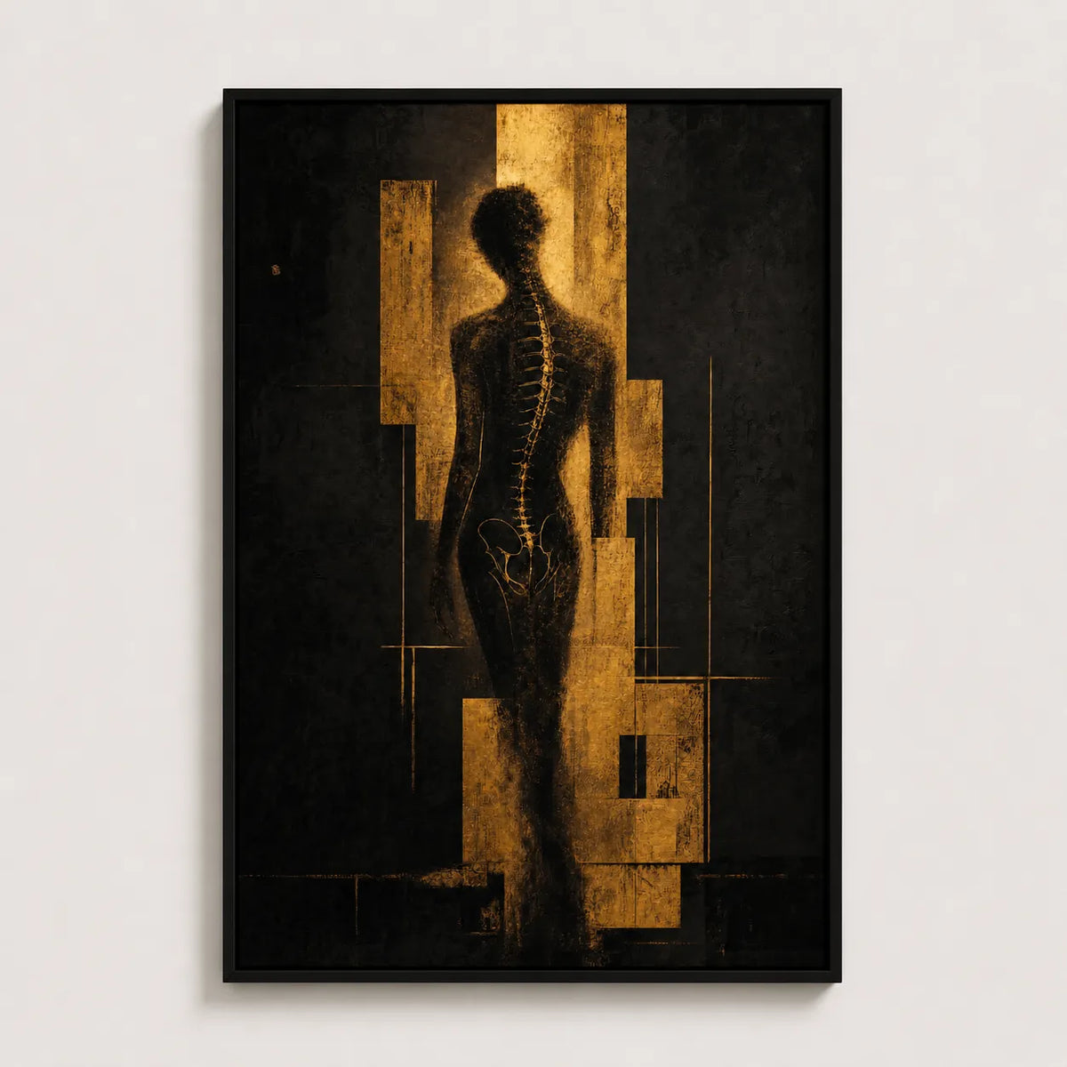 Inner Cathedral Abstract Oil Painting