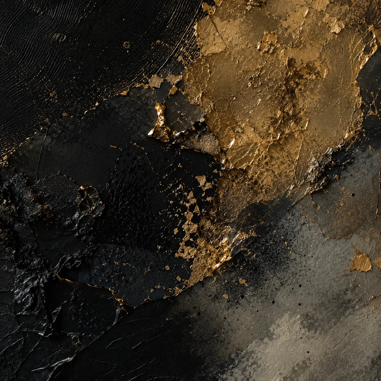 Metallic texture painting