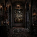 Moonlit Wasteland Oil Painting