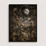 Moonlit Wasteland Oil Painting Nightrelic