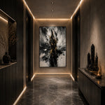 Obsidian Relic Textured Painting
