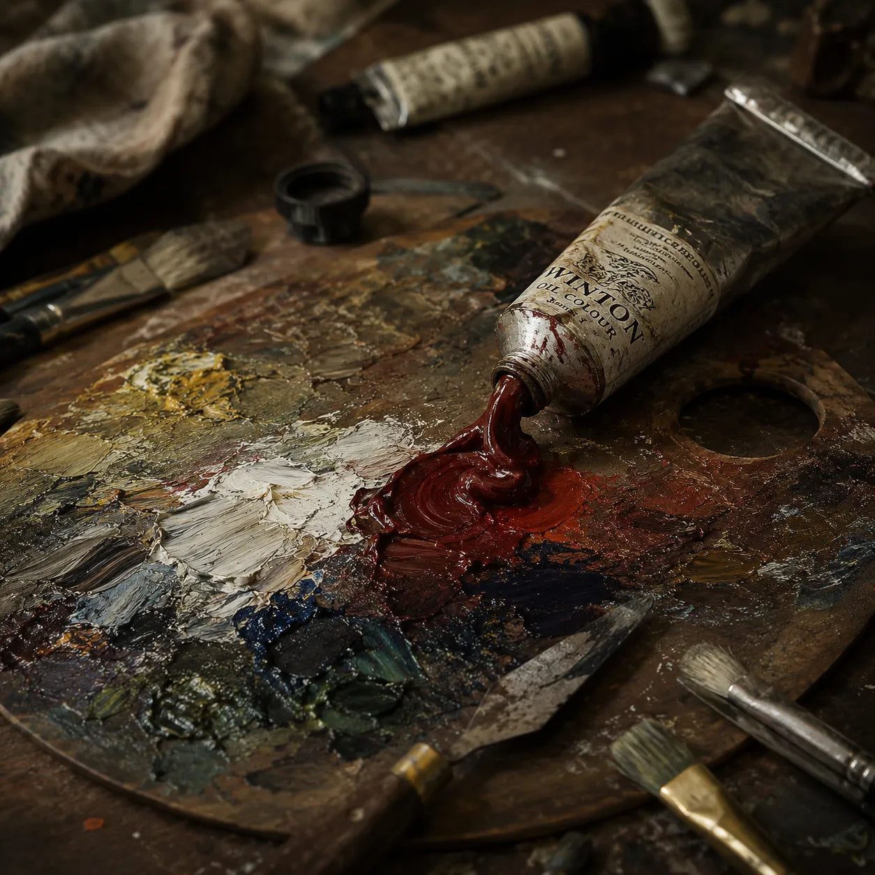 Professional oil pigments