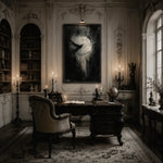 Raven Eclipse Oil Painting Nightrelic