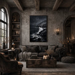 Shore of Shadows Moody Coastal Wall Art