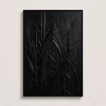 Silent Cathedral Impasto Abstract Painting Nightrelic