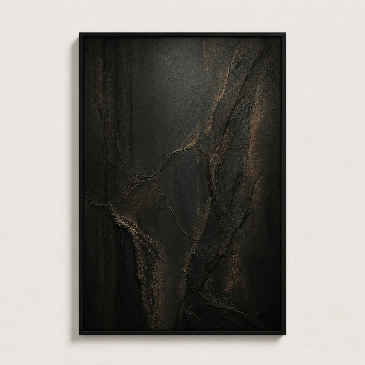 Silent Strata Textured Painting 1