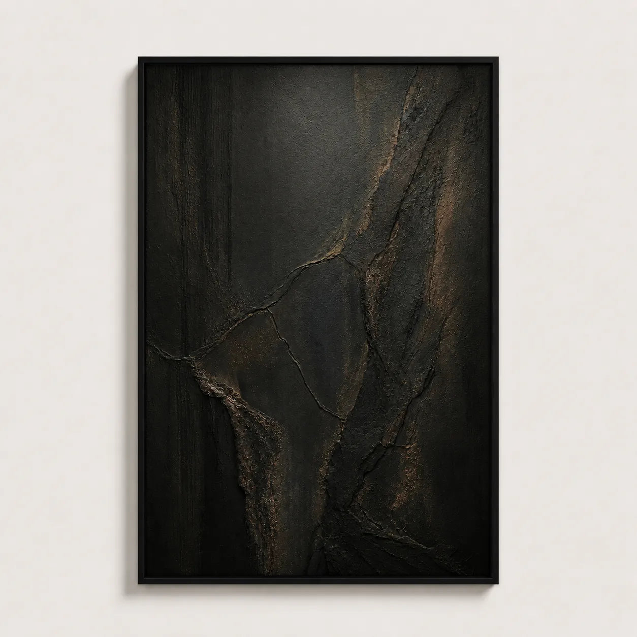 Silent Strata Textured Painting 1