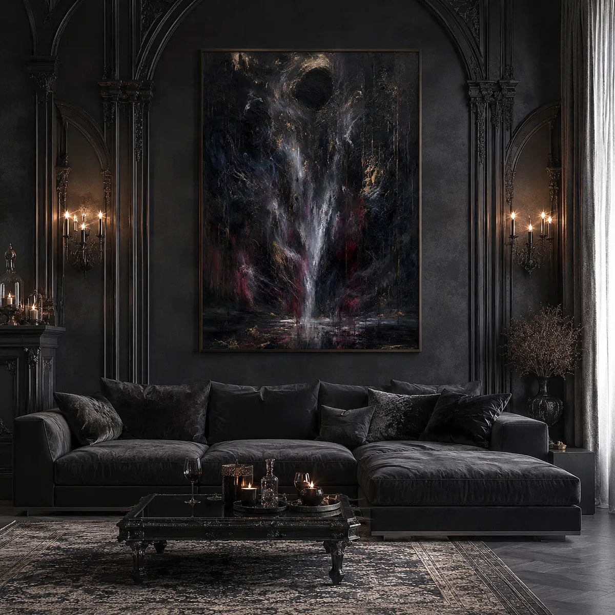 The Abyss Within Abstract Painting