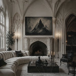 The Black Citadel Texture Oil Painting Nightrelic
