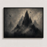 The Black Citadel Texture Oil Painting Nightrelic