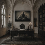The Black Citadel Texture Oil Painting Nightrelic