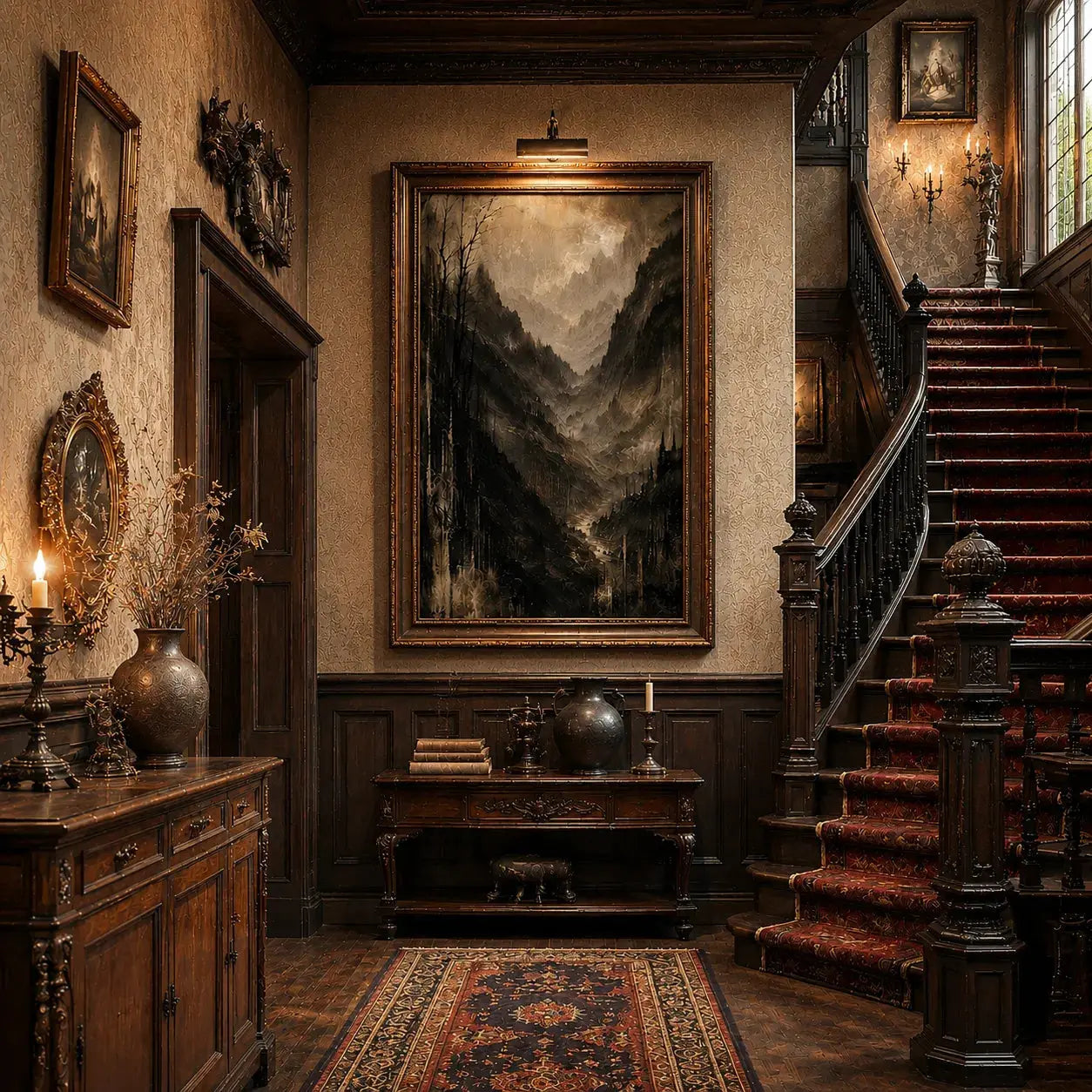 The Distant Vale Oil Painting