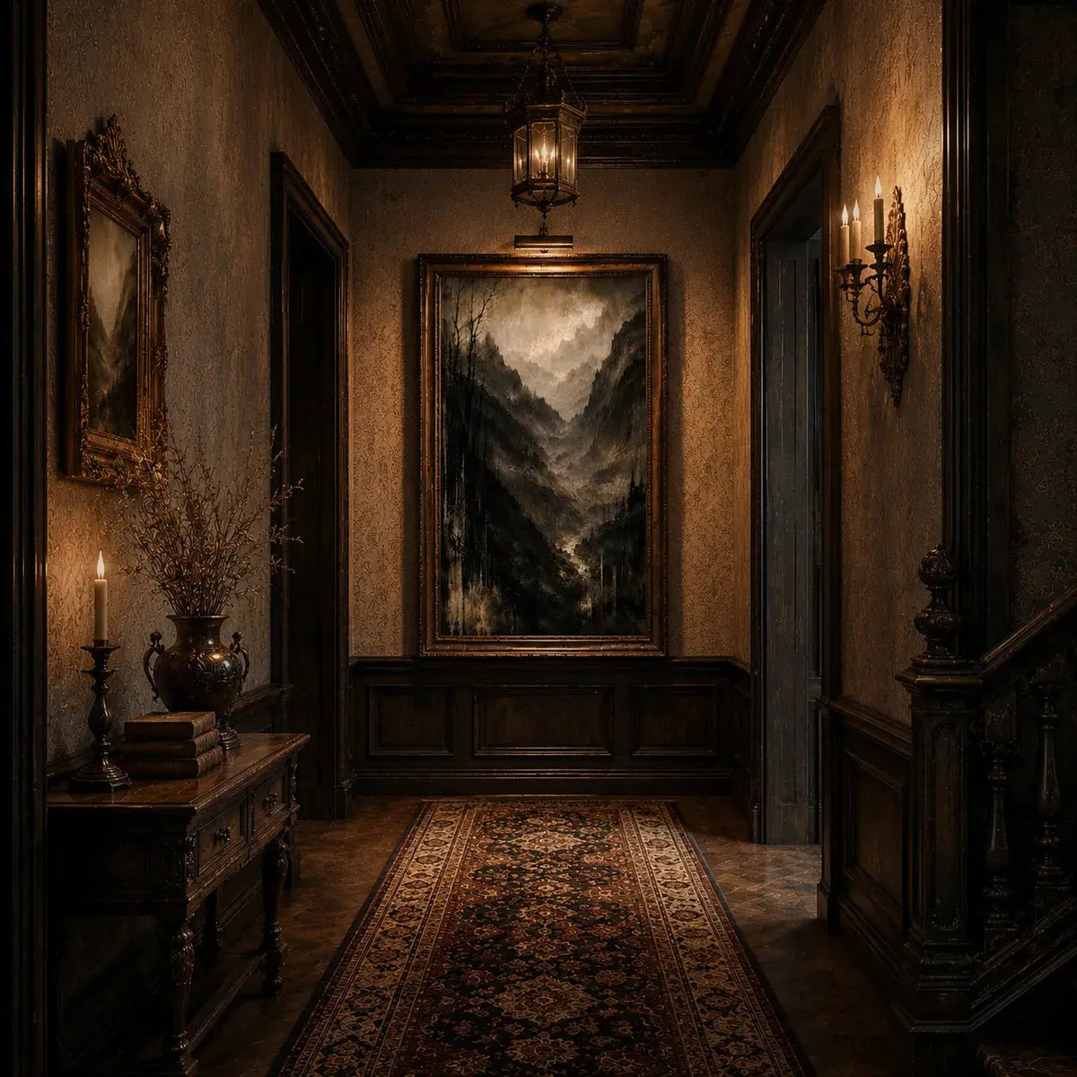 The Distant Vale Oil Painting