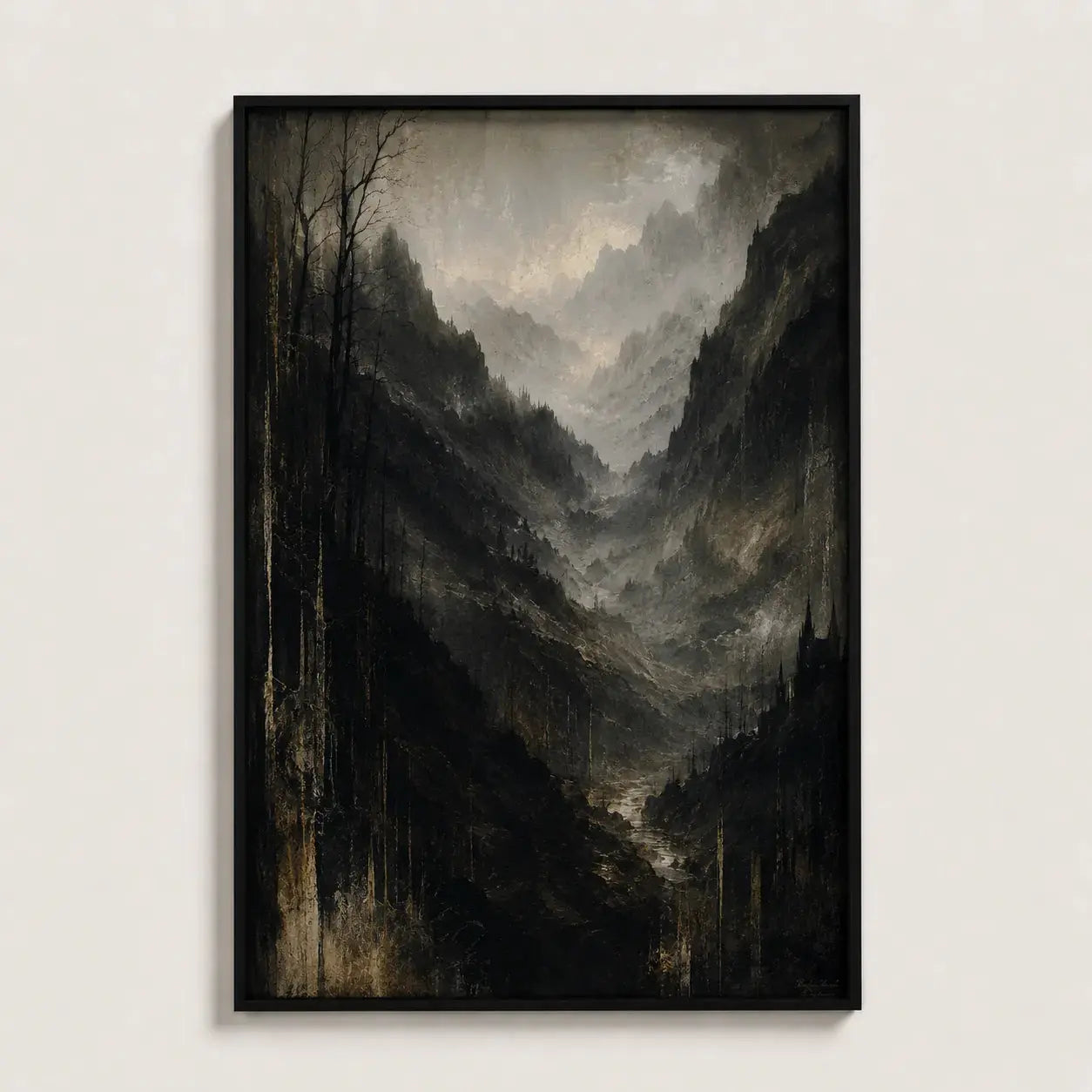 The Distant Vale Oil Painting Nightrelic