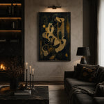 The Hidden Script Abstract Painting