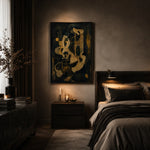 The Hidden Script Abstract Painting