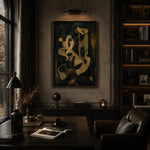 The Hidden Script Abstract Painting