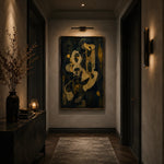 The Hidden Script Abstract Painting