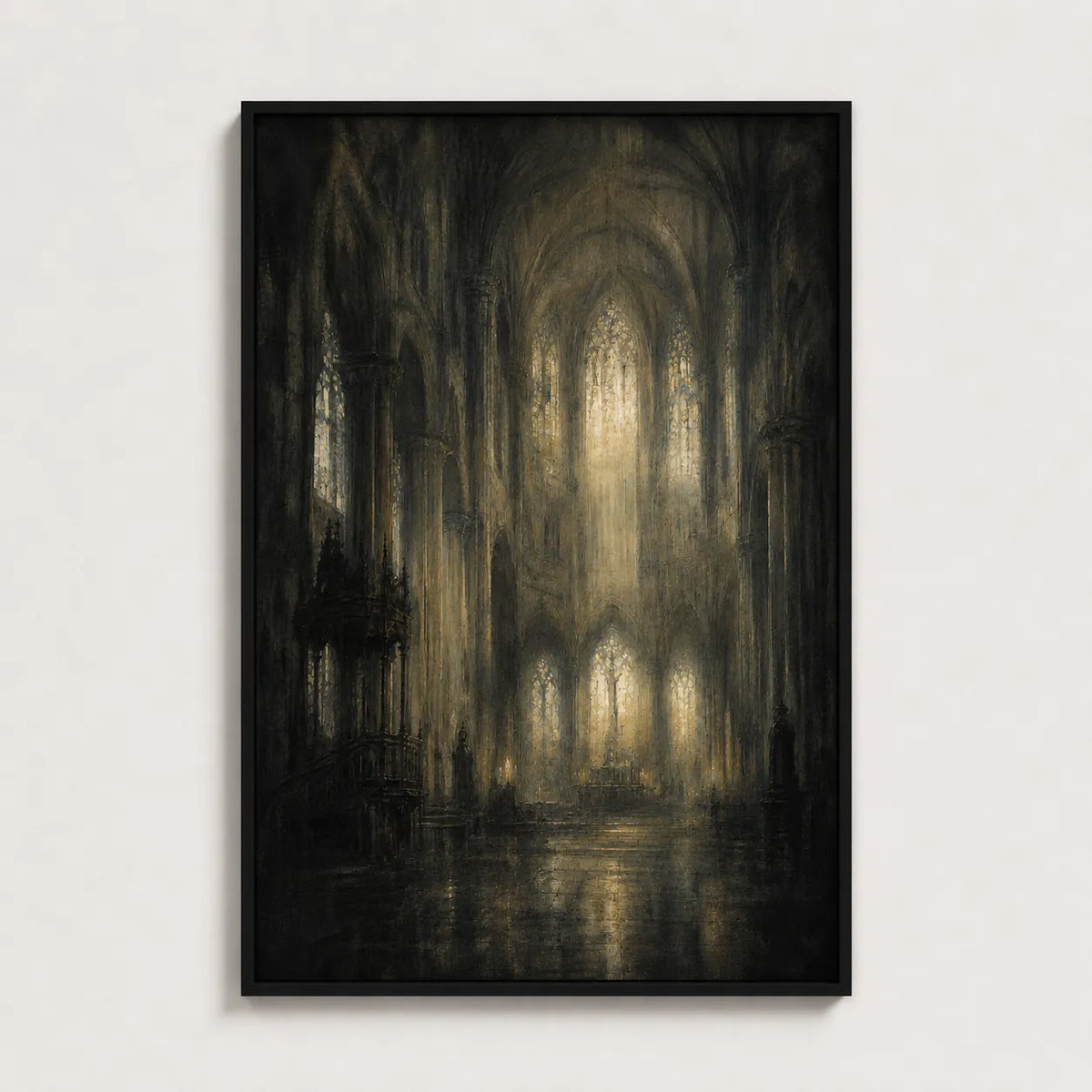 The Last Cathedral Oil Painting Nightrelic