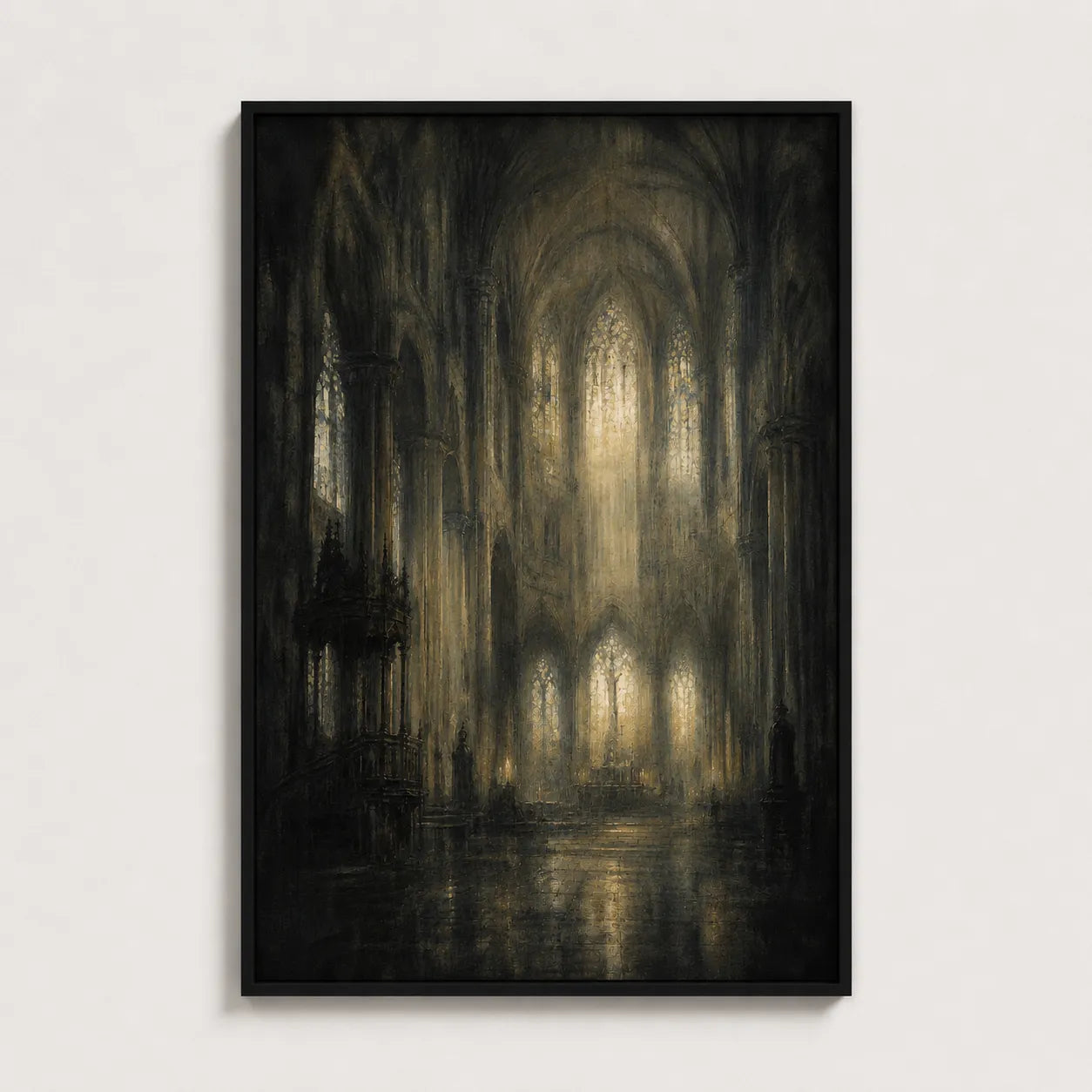 The Last Cathedral Oil Painting Nightrelic