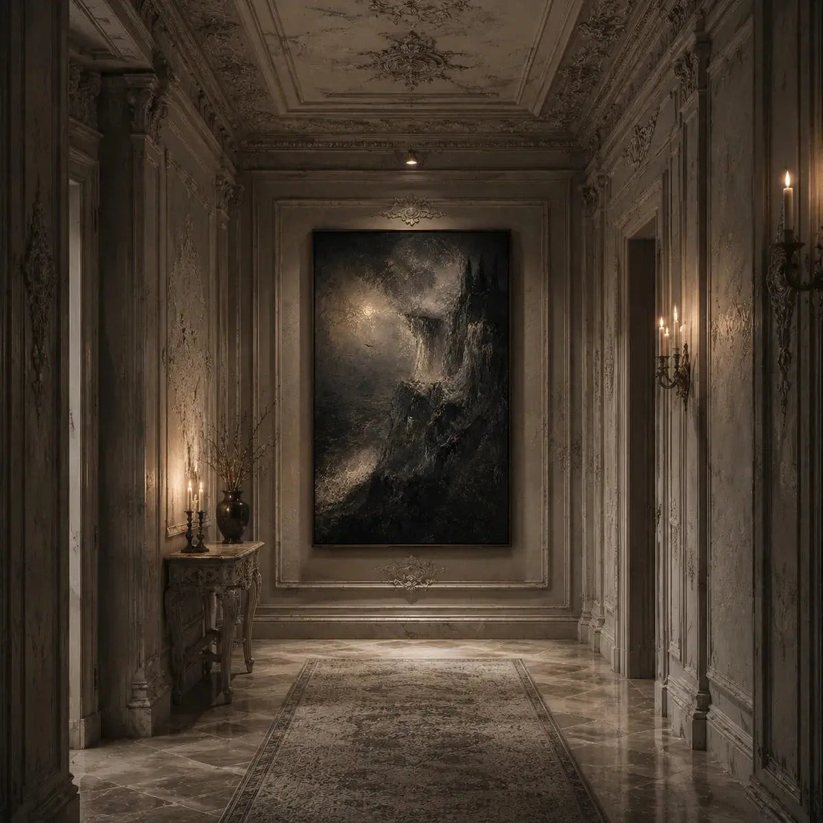 The Last Sanctuary Texture Oil Painting