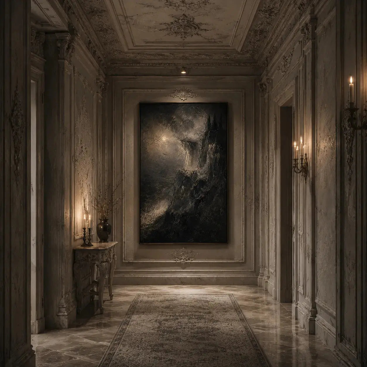 The Last Sanctuary Texture Oil Painting