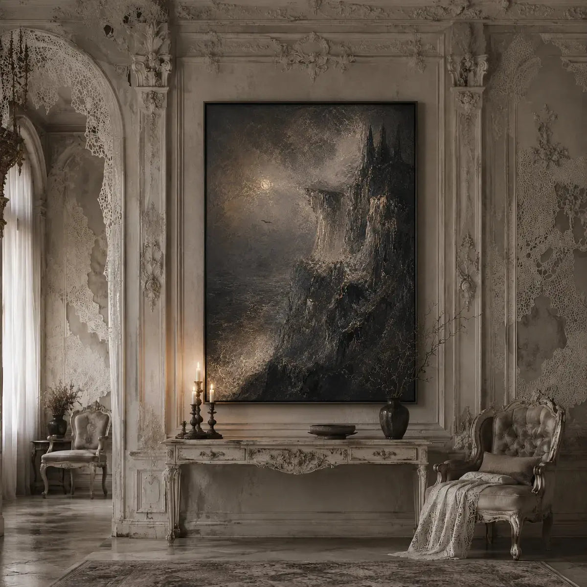 The Last Sanctuary Texture Oil Painting