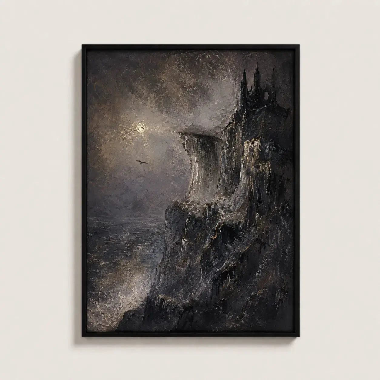 The Last Sanctuary Texture Oil Painting Nightrelic
