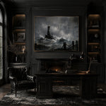 The Lighthouse Textured Painting