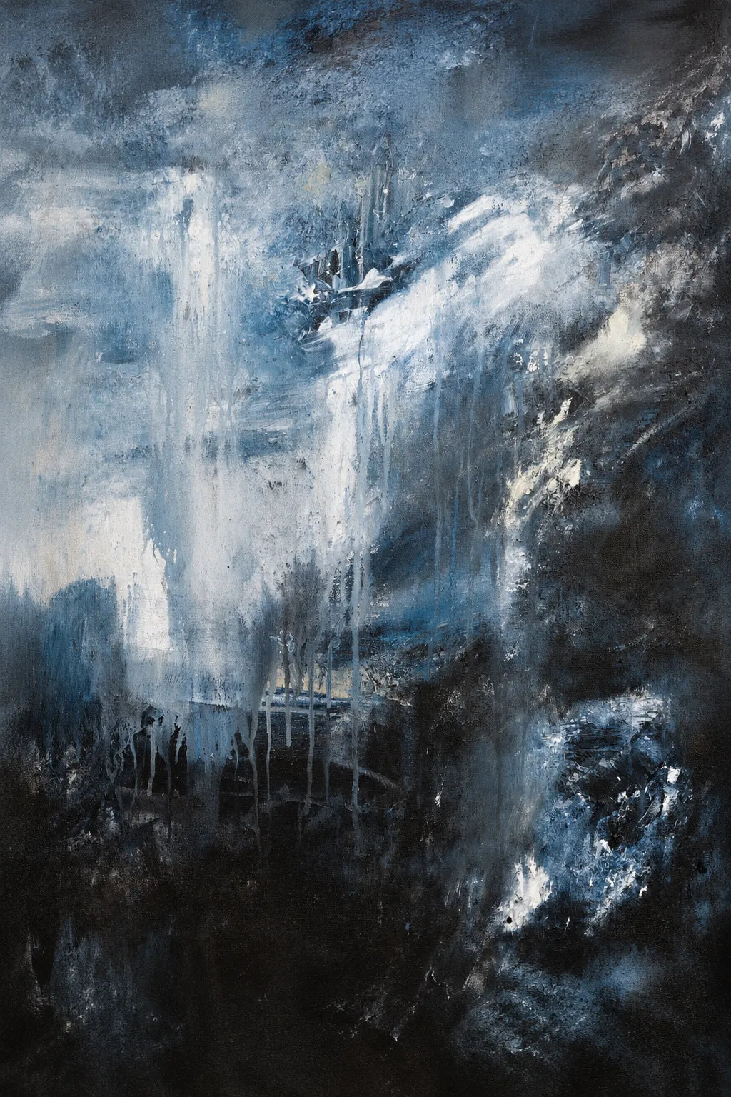 Veil of Rain Oil Painting