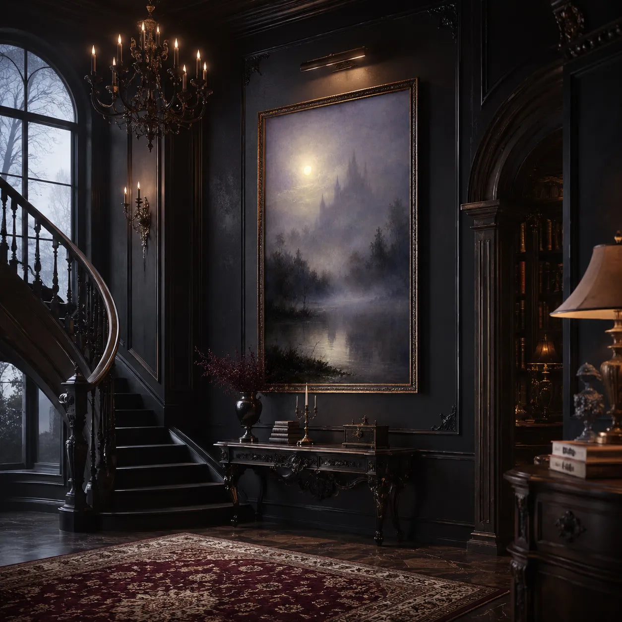 Veil of the Castle Oil Painting Nightrelic