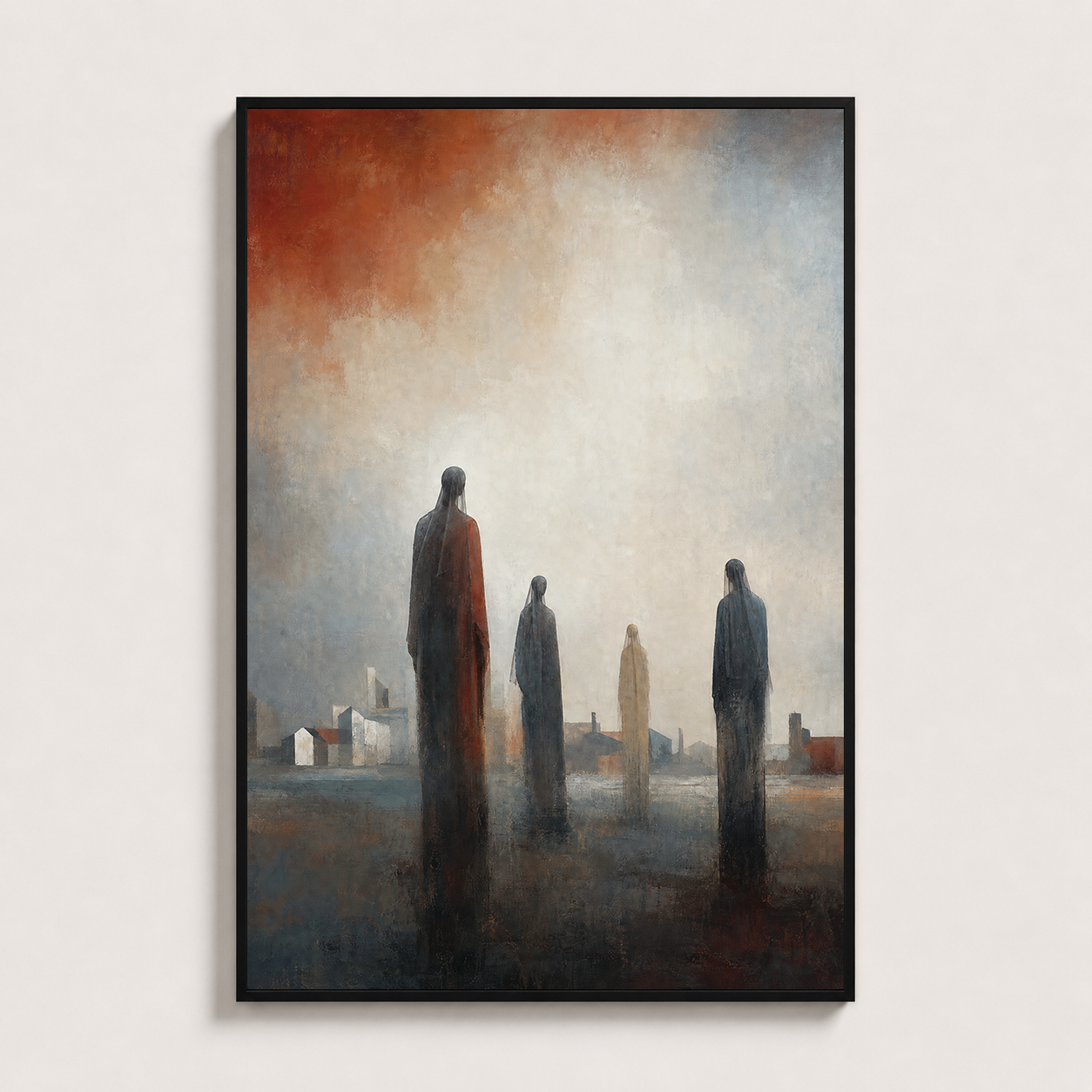 Weightless Space Minimalist Painting